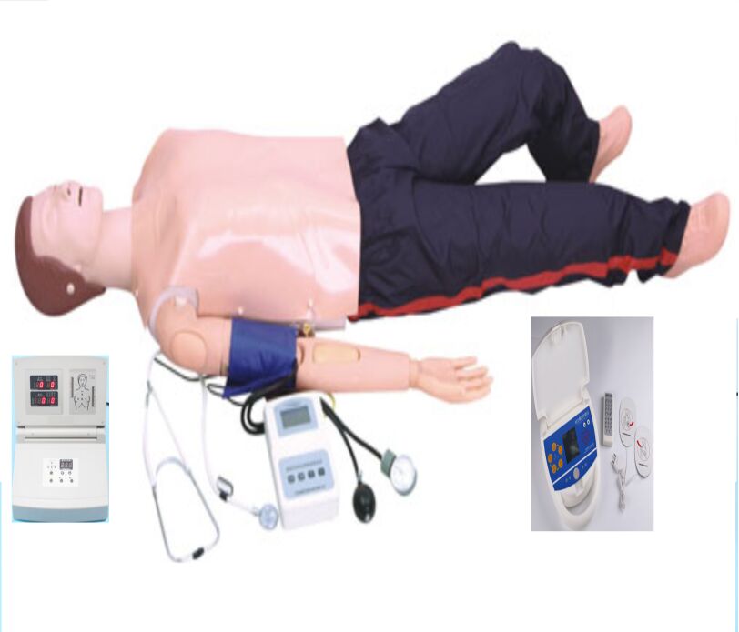 高级全自动电脑心肺复苏模拟人(CPR,模拟除颤与血