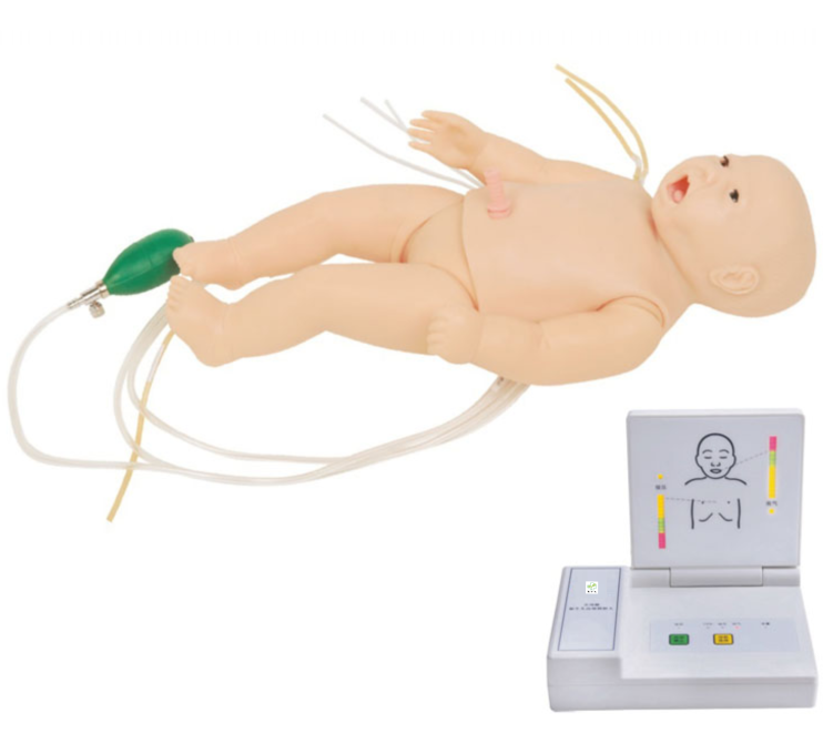 高级新生儿综合急救训练模拟人（心肺复苏与气